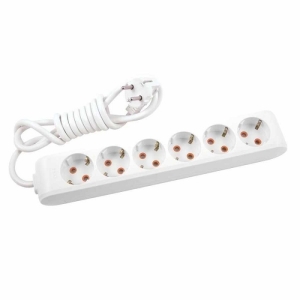 VİKO 6'LI 2MT BEYAZ UZATMA KABLOSU