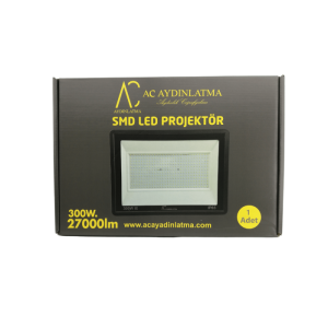 300W LED PROJEKTÖR BEYAZ IŞIK AC AYDINLATMA