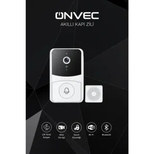 ONVEC AKILLI KAPI ZİLİ WİFİ + GÖRÜNTÜ