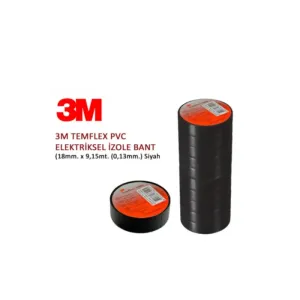 3M İZOLEBANT SİYAH 10'LU
