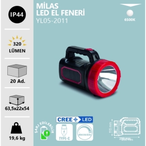 3W MİLAS LED EL FENERİ