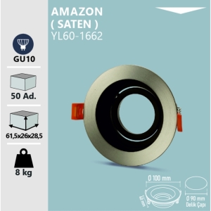 AMAZON DEKORATİF YUVARLAK SATEN KASA