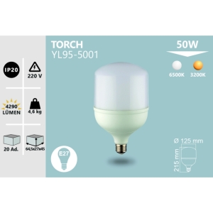50W TORCH AMPUL BEYAZ