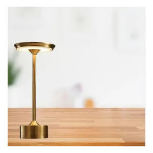 KOS ŞARJLI MASA LAMBASI 3 RENK-GOLD