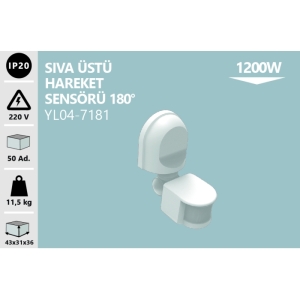 1200W HAREKET SENSÖRÜ